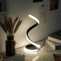 LED Modern Spiral Table Lamp