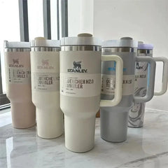 Tumbler with Handle and Straw Tumbler with Lid and Straw Stainless Steel Tumblers