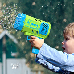 Children's 40 Holes Rocket Bubbles Launcher