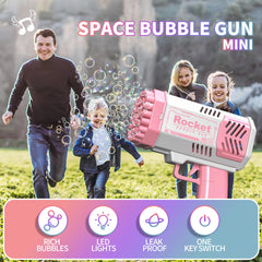 Children's 40 Holes Rocket Bubbles Launcher