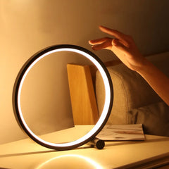 LED Ring Table Lamp