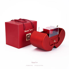 Red Apple Jewelry Box with Necklace