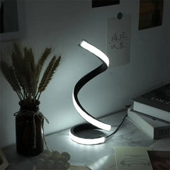 LED Modern Spiral Table Lamp